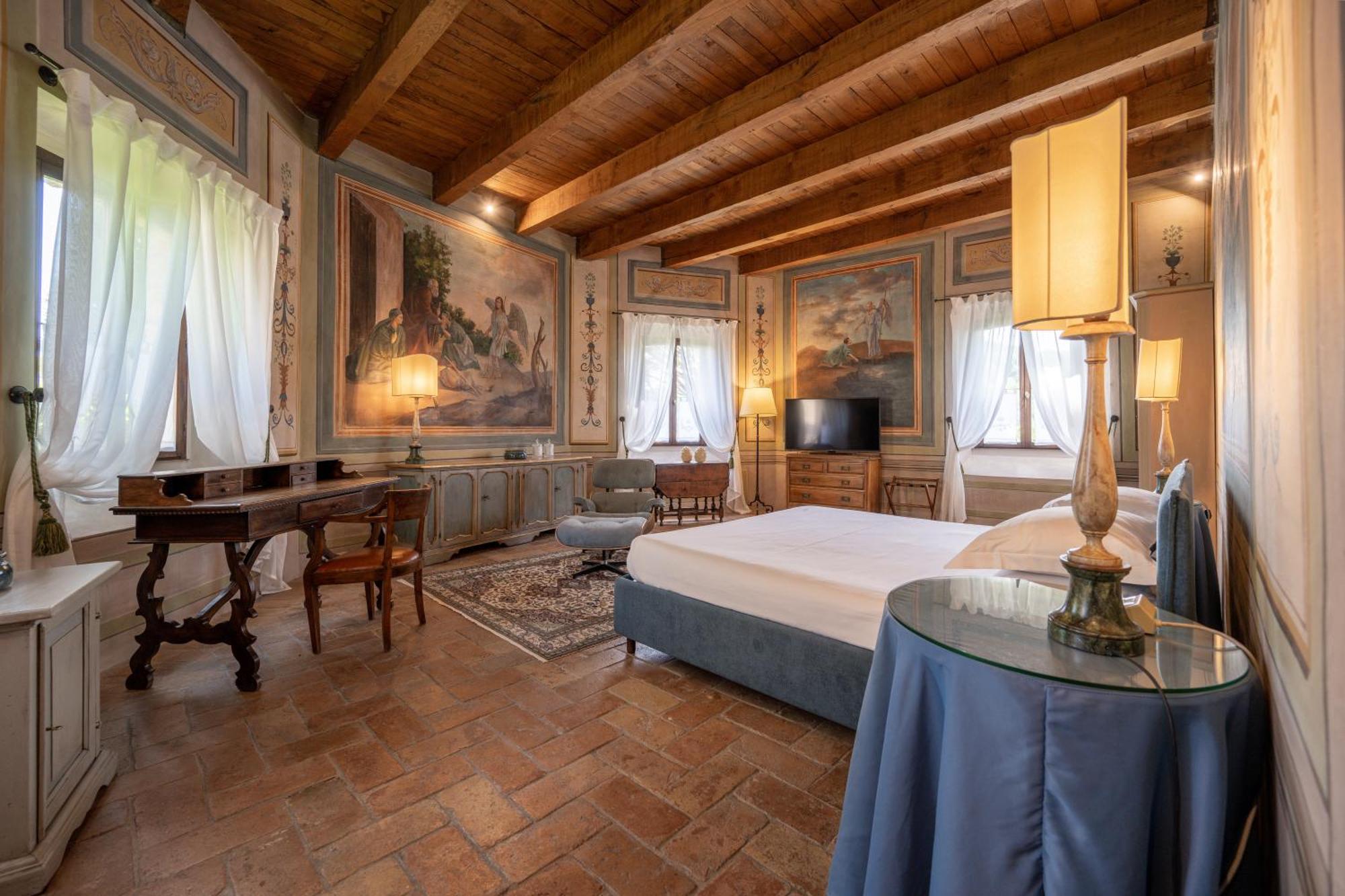 Palazzo Viviani Castello Di Montegridolfo Hotel Szoba fotó